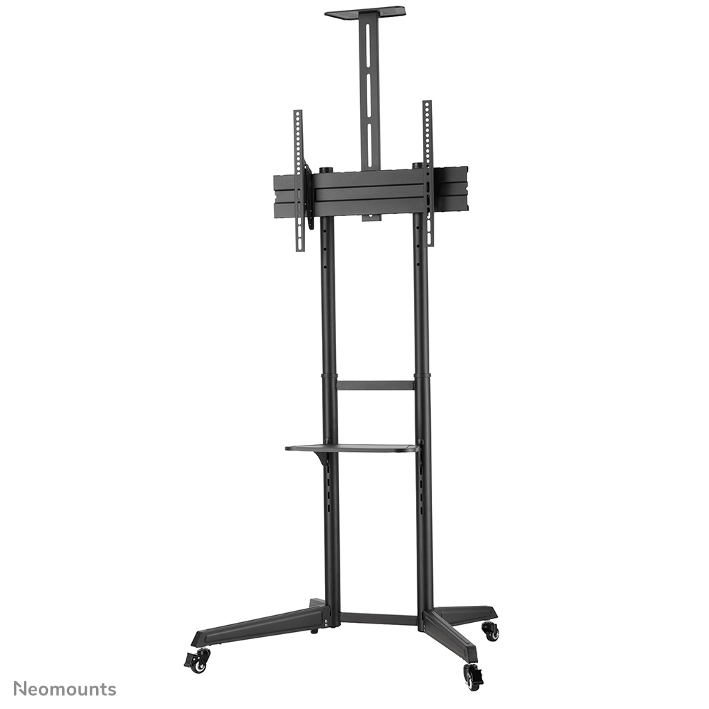 Neomounts FL50-550BL1 Support au sol mobile pour écran 37-70" - étagère multimédia et support caméra inclus